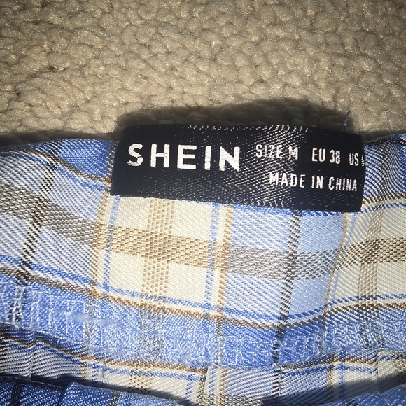 SHEIN MOOSTA Tartan Mini Pleated Skirt - Picture 3 of 3